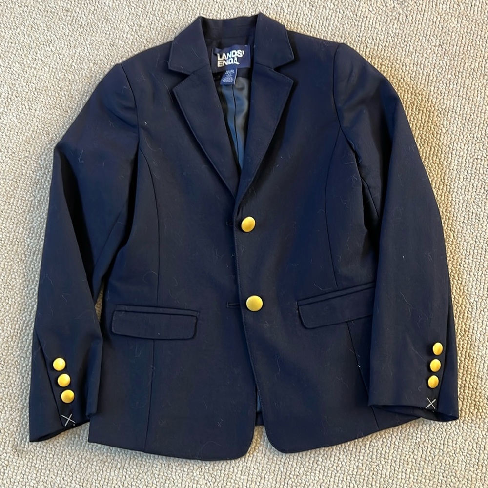 Lands End School uniform hopsack blazer